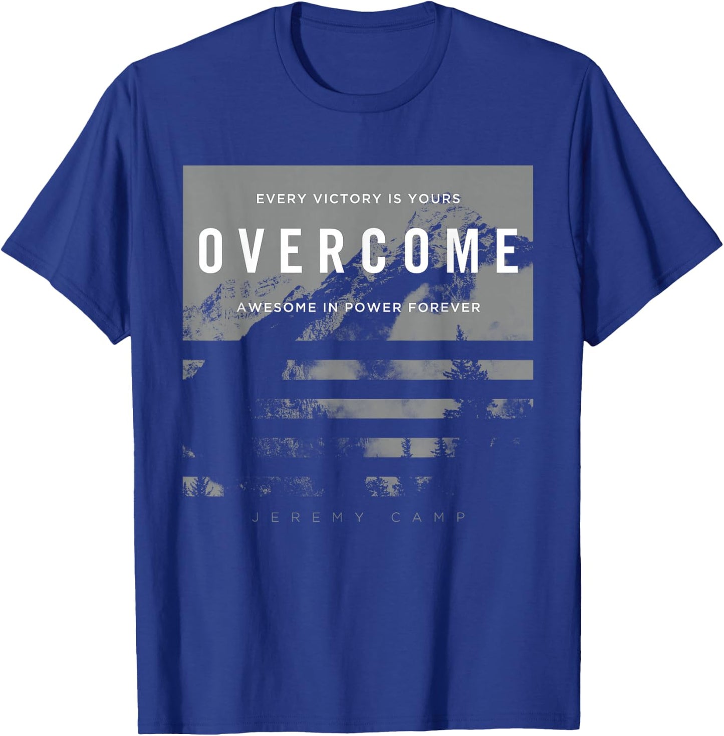 Jeremy Camp - Overcome T-Shirt - T-Shirt | Royal