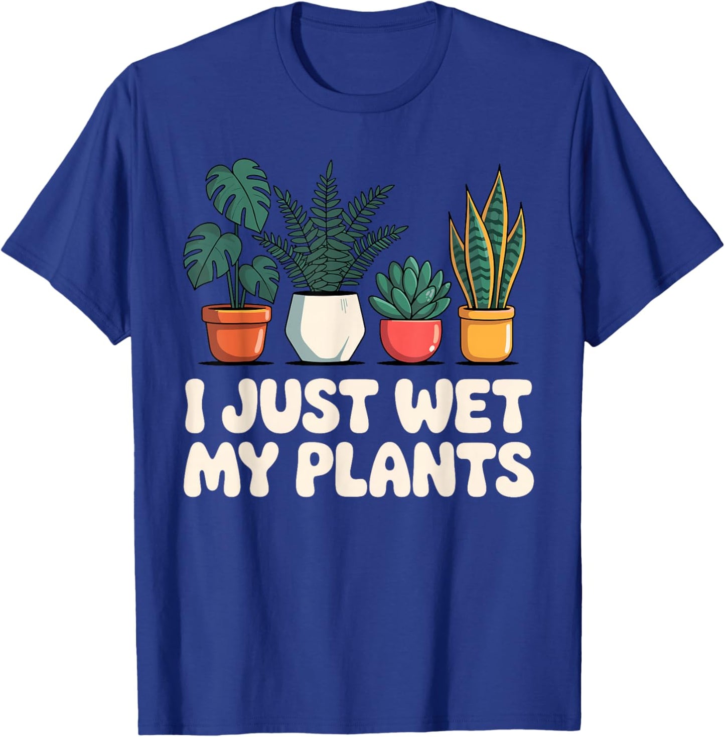 Funny Plant Art Women Indoor Plant Lover Plant Lady T-Shirt - T-Shirt | Royal