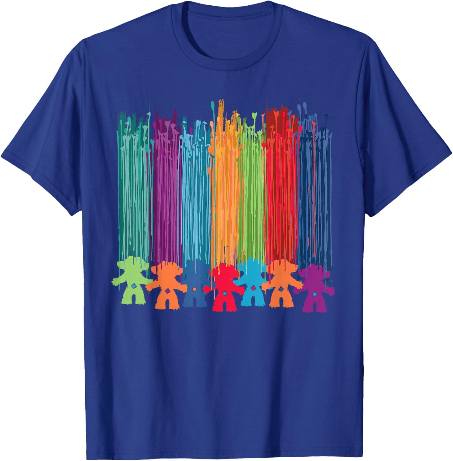 Classic Trolls: Painted Hair Trolls T-Shirt - T-Shirt | Royal