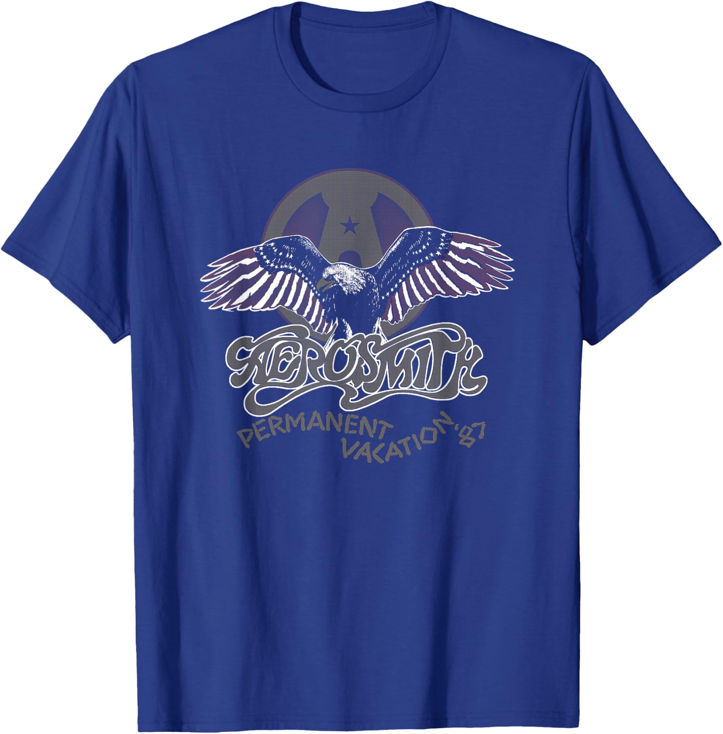 Aerosmith - Permanent Vacation '87 T-Shirt - T-Shirt | Royal