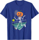 Tennis Pumpkin Jack O LanternFunny Halloween Pun T-Shirt - T-Shirt | Royal