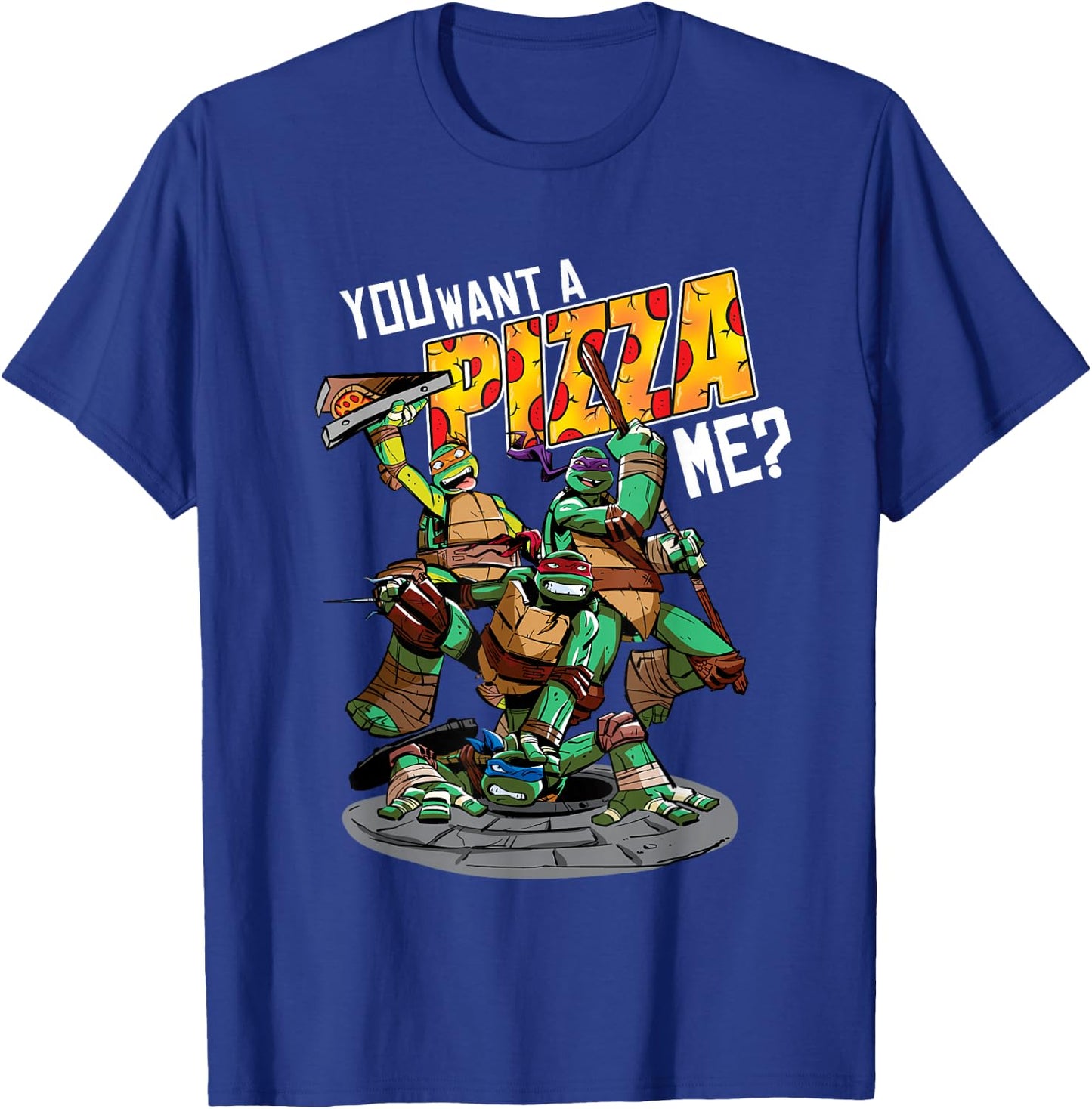 TMNT You Wanna Pizza Me? T-Shirt - T-Shirt | Royal