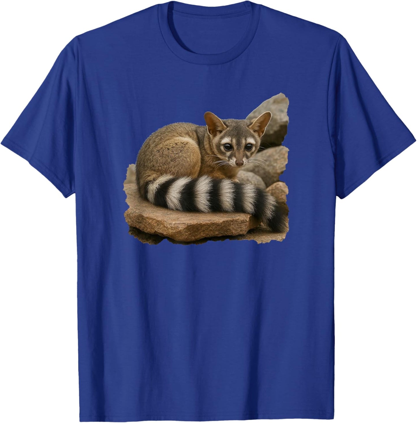 Animal Series. Ringtail. T-Shirt - T-Shirt | Royal