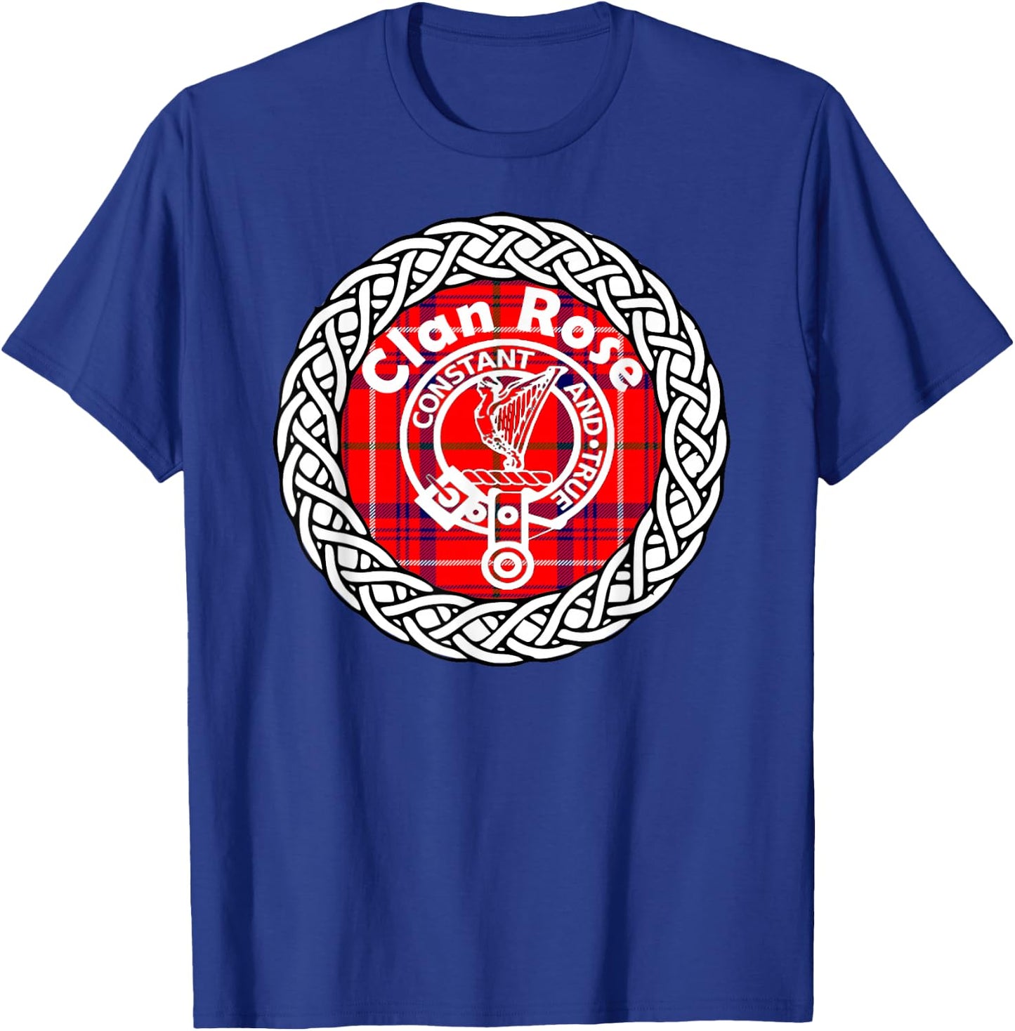 Rose surname last name Scottish Clan tartan badge crest T-Shirt - T-Shirt | Royal