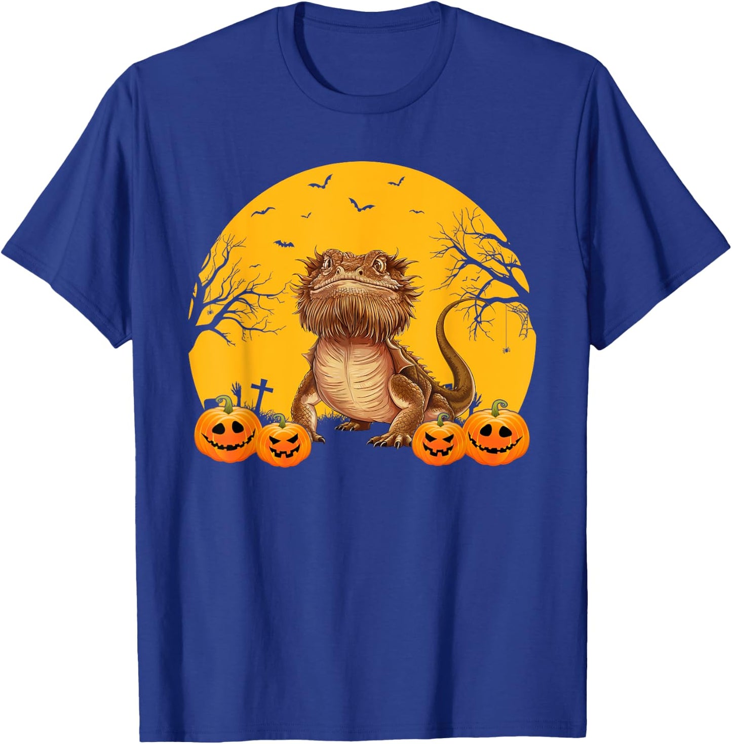 Bearded Dragon Lovers Men Women Matching Halloween Costume T-Shirt - T-Shirt | Royal