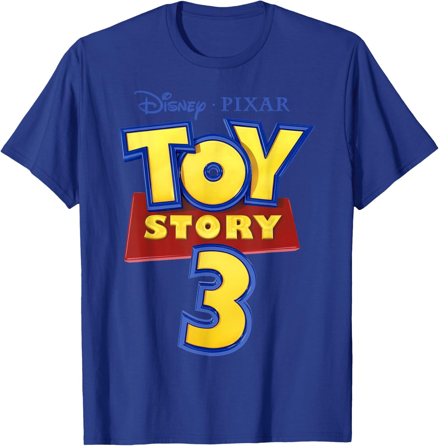 Disney Pixar Toy Story 3 Original Logo T-Shirt - T-Shirt | Royal