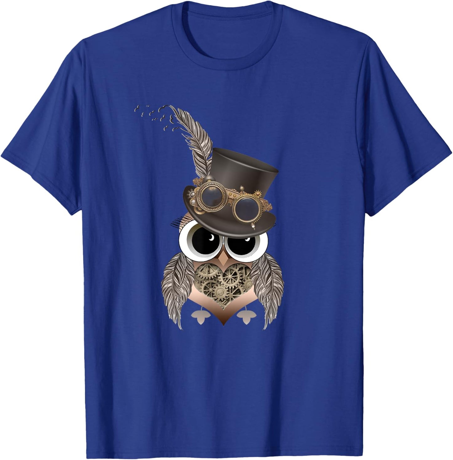 Steampunk Owl . For Owl Lovers and Steampunks. T-Shirt - T-Shirt | Royal