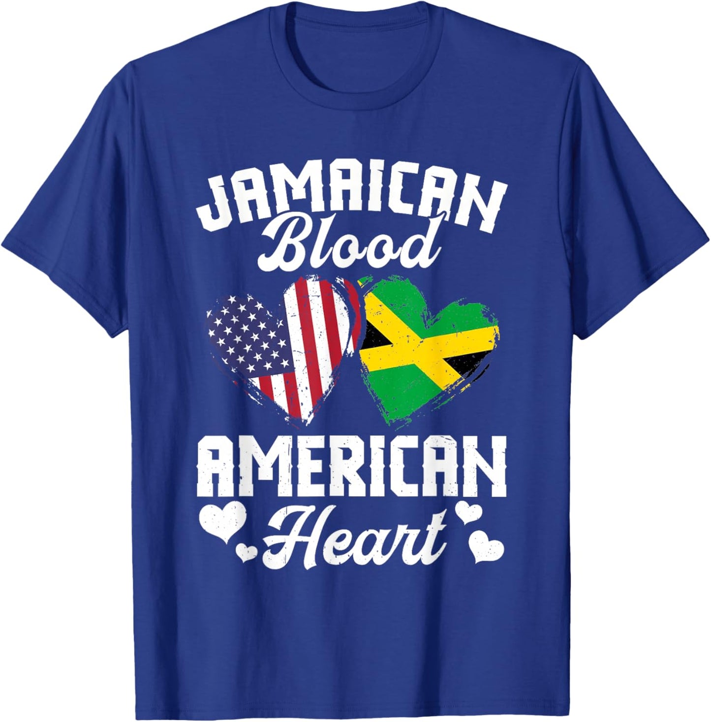 Jamaican Flag Uniform American Outfit US Flags Jamaica T-Shirt - T-Shirt | Royal