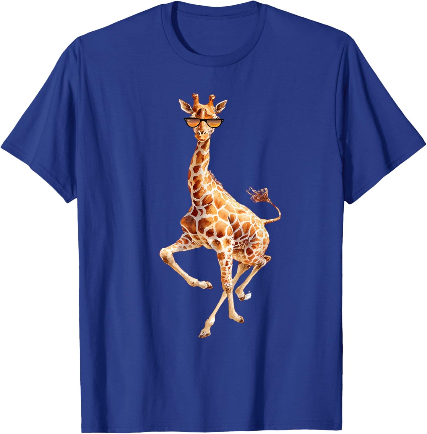 Giraffe Sunglasses Funny Giraffe Lover Safari Animal Animal T-Shirt - T-Shirt | Royal