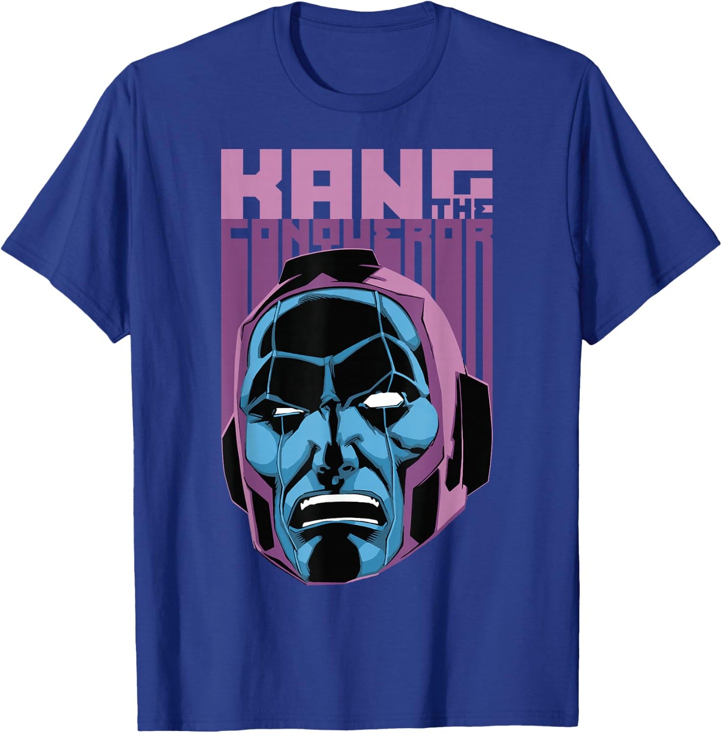 Marvel Kang The Conqueror Big Face T-Shirt - T-Shirt | Royal