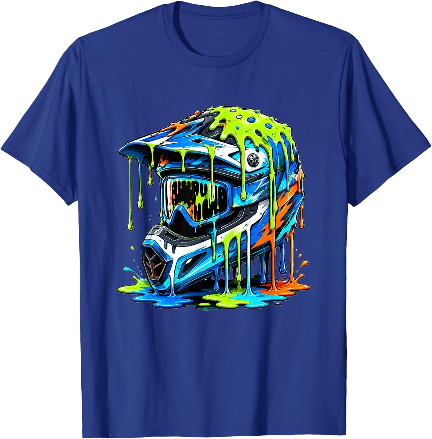 Dirt Bike Shirts Boys Kids Gear Motocross Dirtbike T-Shirt - T-Shirt | Royal