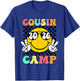 Cousin Camp 2026 Cute Summer Vacation Camping Crew T-Shirt - T-Shirt | Royal