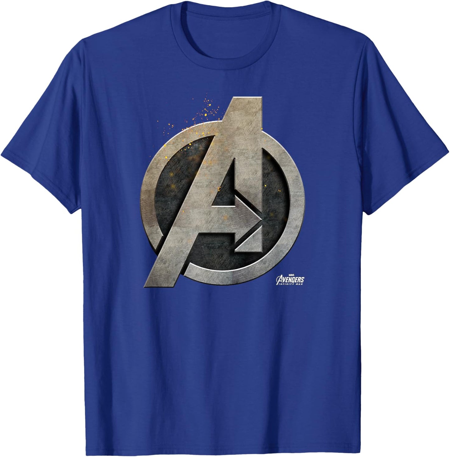 Marvel Avengers Infinity War Steel Symbol Graphic T-Shirt - T-Shirt | Royal