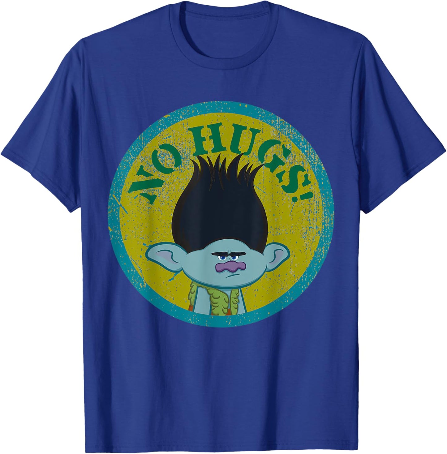 DreamWorks Trolls No Hugs! Branch T-Shirt - T-Shirt | Royal