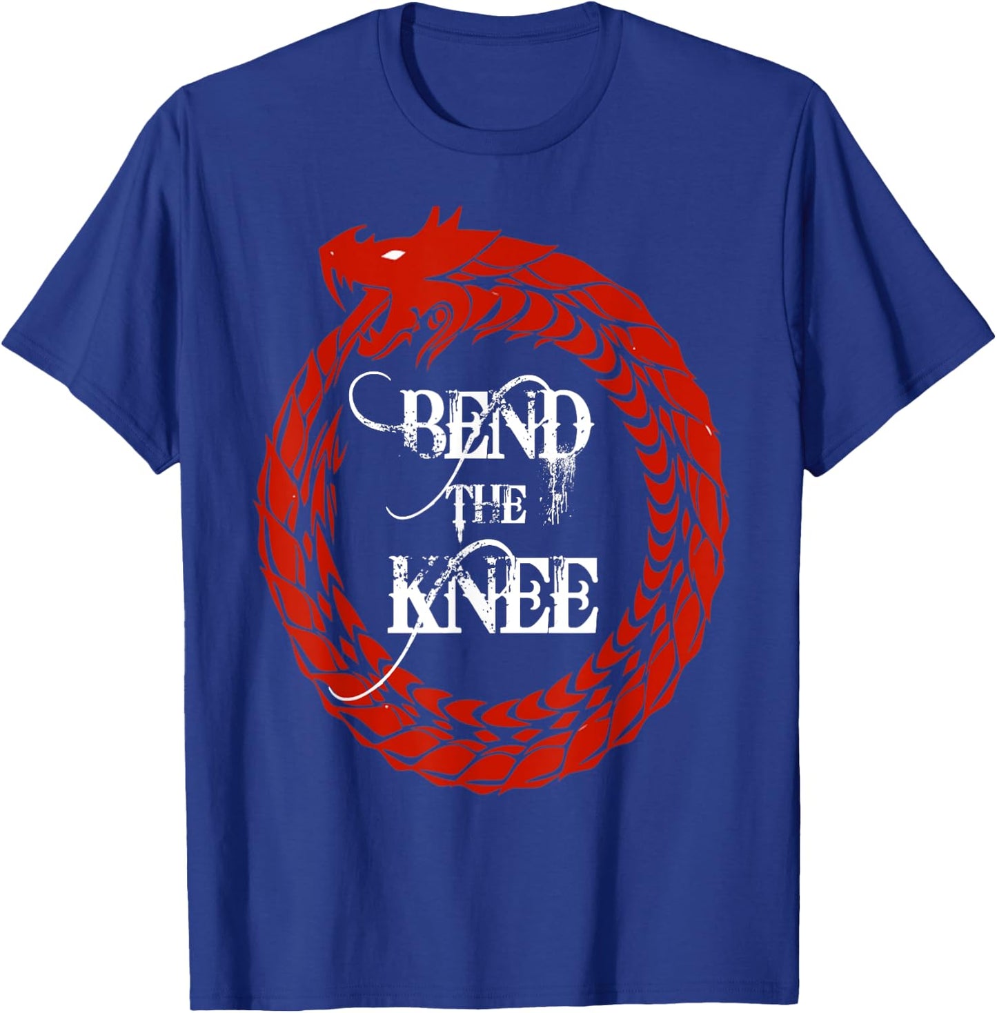 Bend the Knee Dragon T-Shirt - T-Shirt | Royal