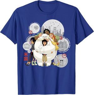 Disney Big Hero 6 TV Series Baymax Hugs Graphic T-Shirt - T-Shirt | Royal