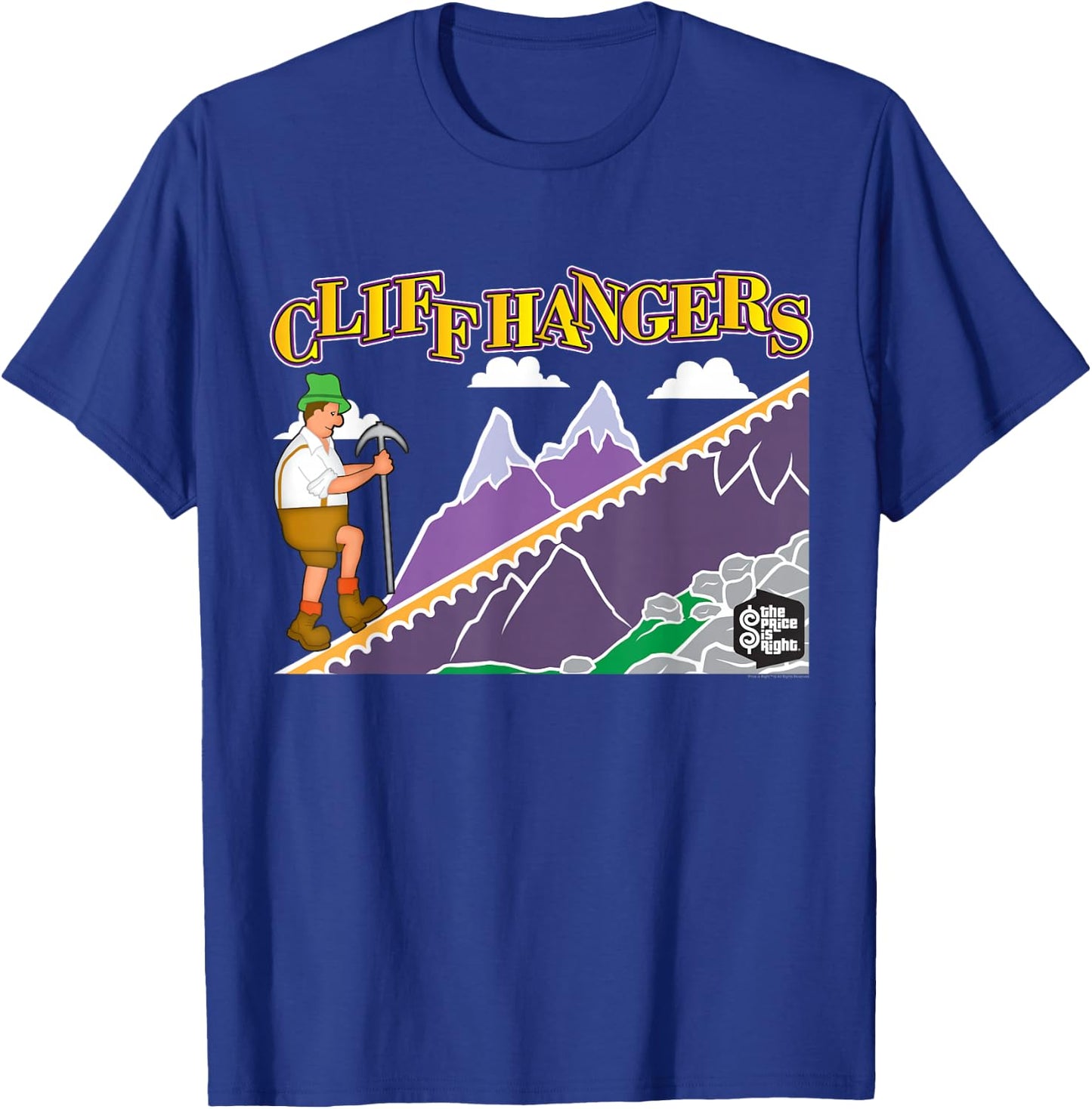 Price is Right Cliff Hangers T-Shirt - T-Shirt | Royal
