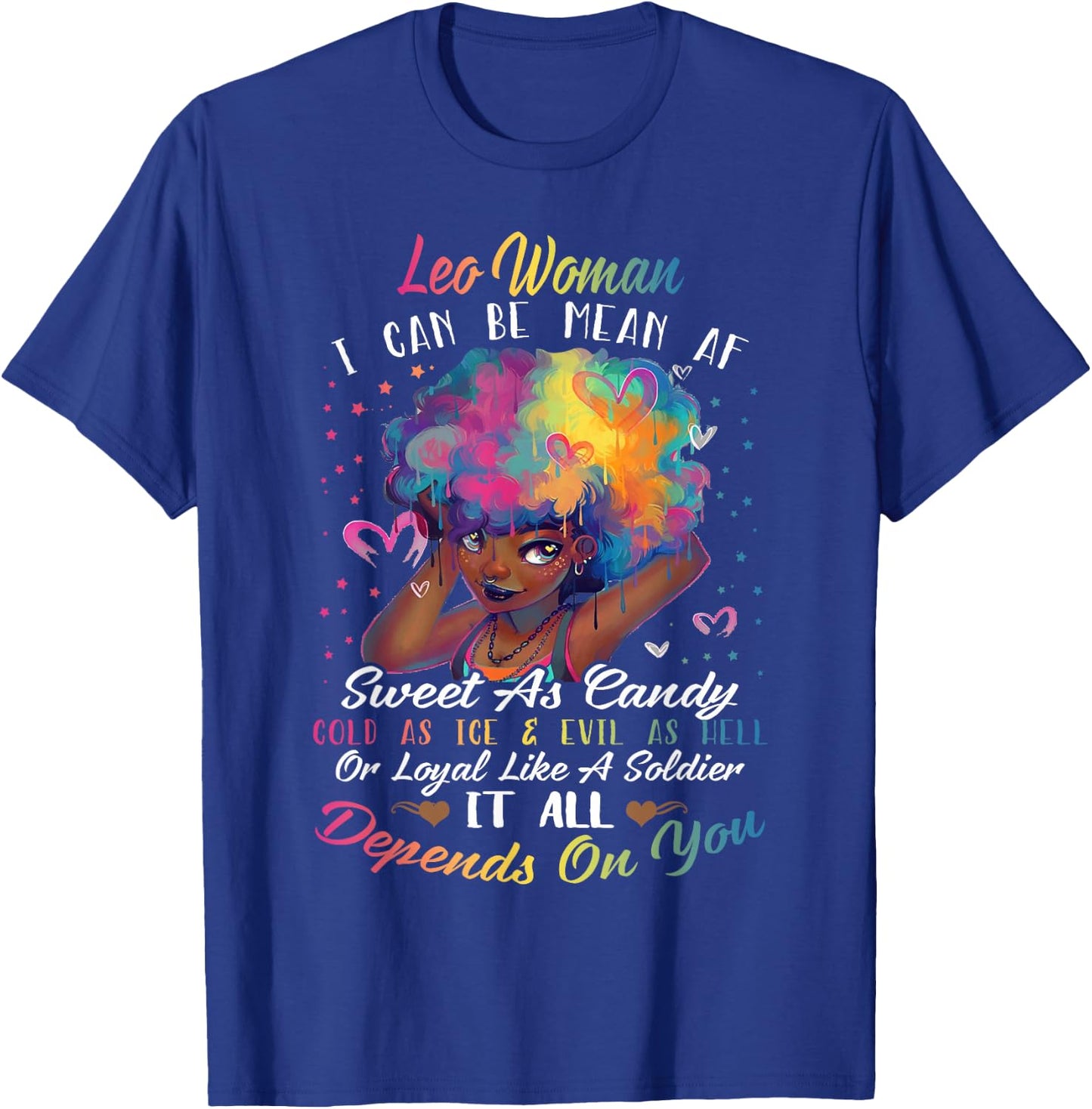Leo woman T Shirt I'm A Leo Girl Shirt T-Shirt - T-Shirt | Royal