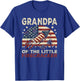 Grandpa of The Little Firecracker Fourth of July Birthday T-Shirt - T-Shirt | Royal