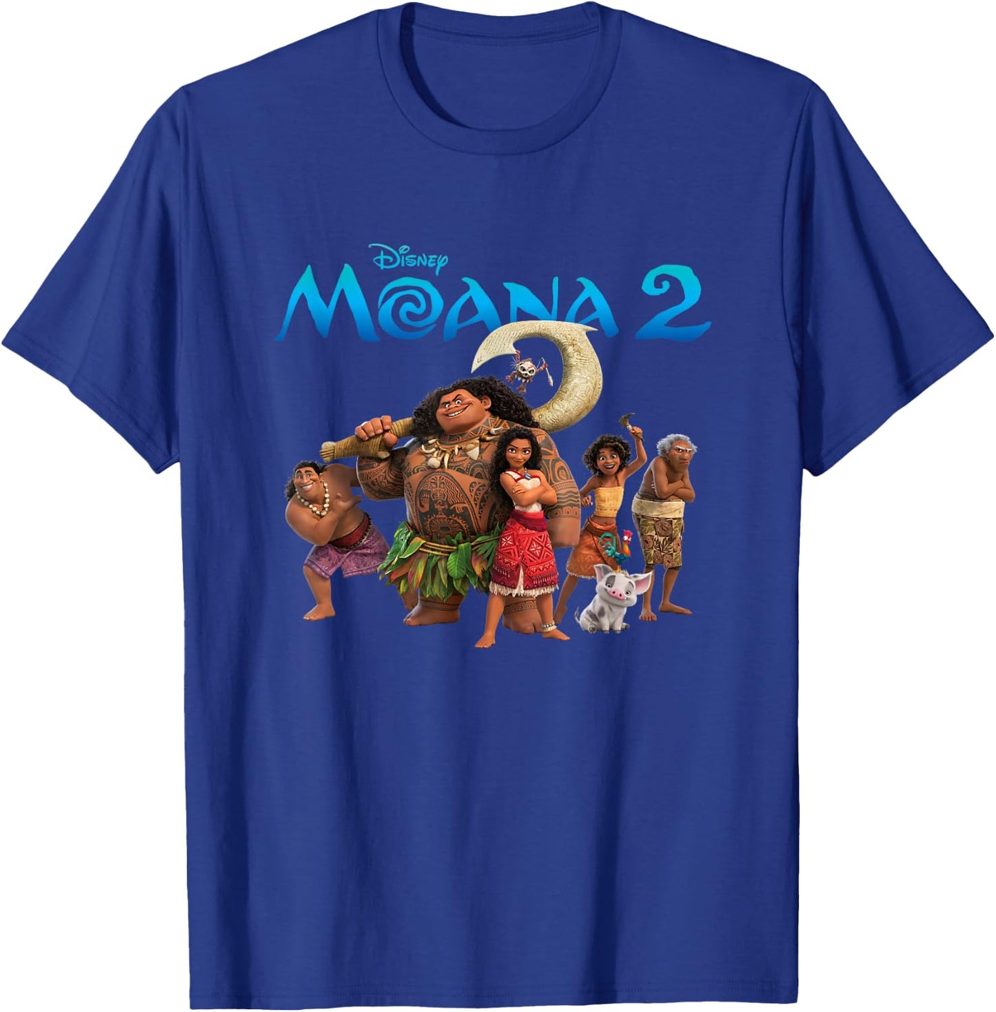 Disney Moana 2 Oceania Adventure Big Crew Panel T-Shirt - T-Shirt | Royal