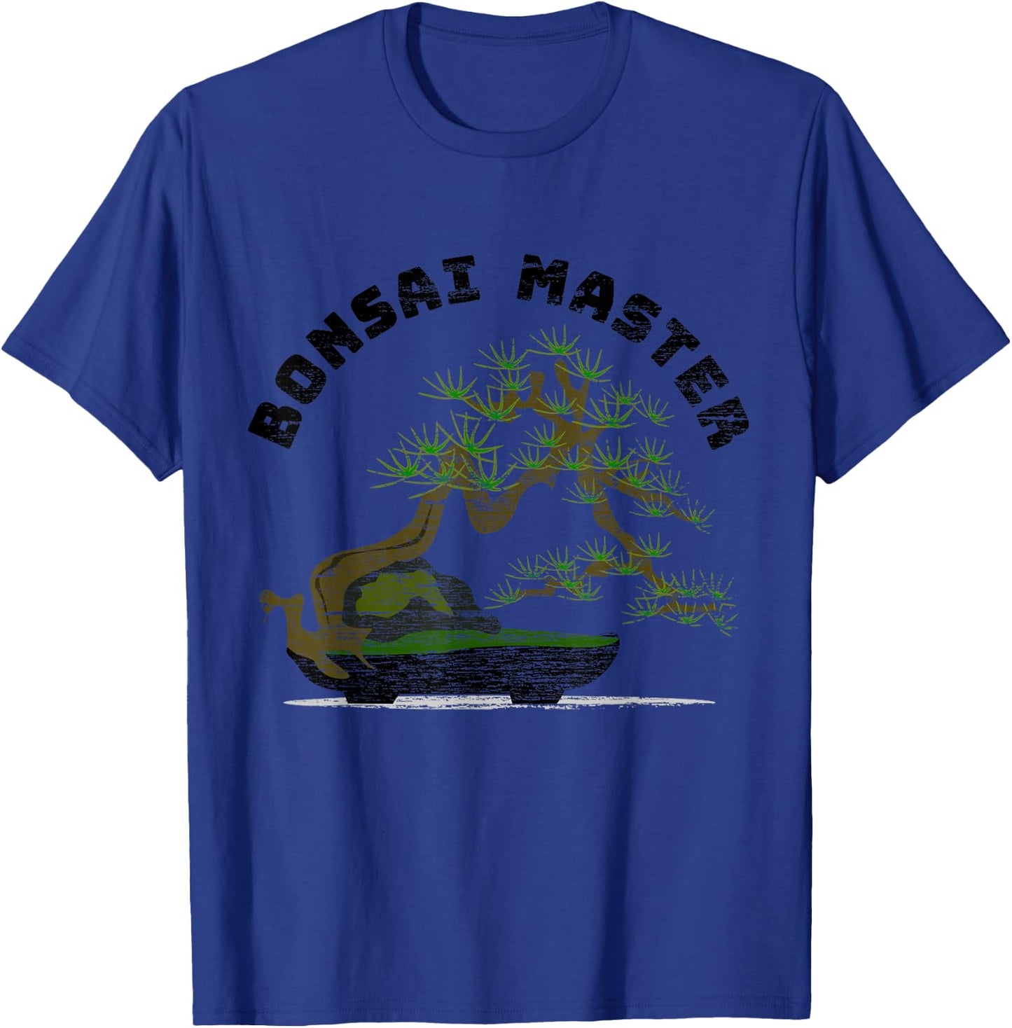 Vintage Bonsai Master - Bonsai Tree Gift T-Shirt - T-Shirt | Royal