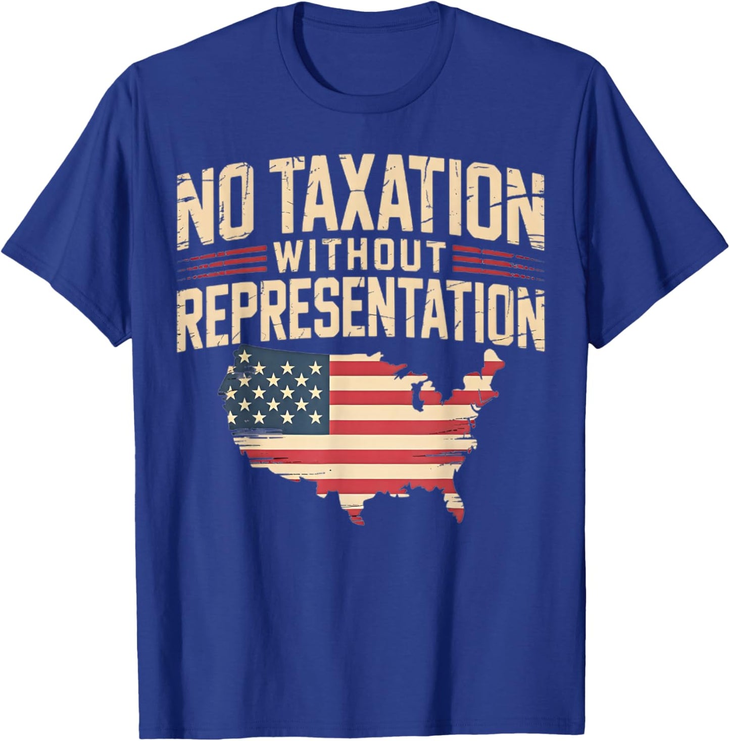 No Taxation Without Representation T-Shirt - T-Shirt | Royal