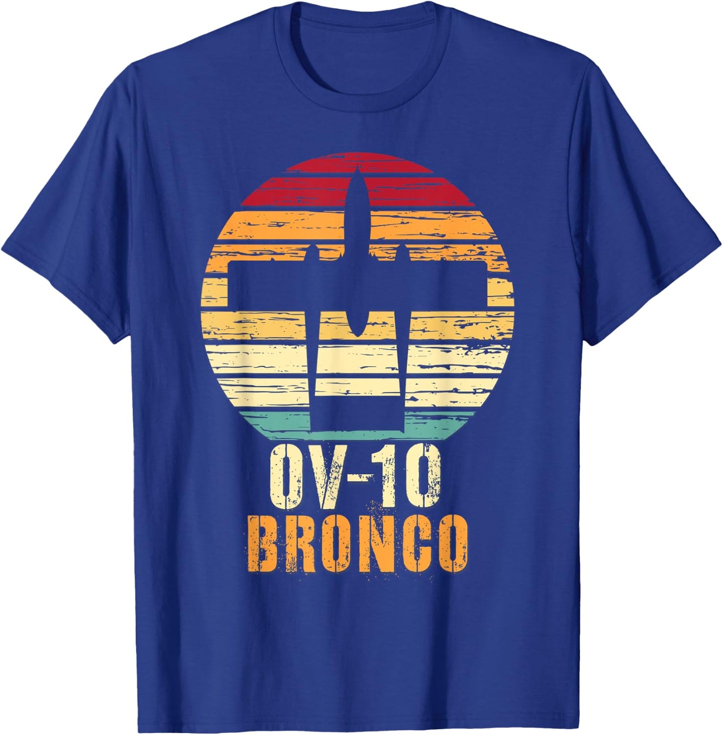 Vintage OV-10 Bronco Military Aviation Shirt T-Shirt - T-Shirt | Royal