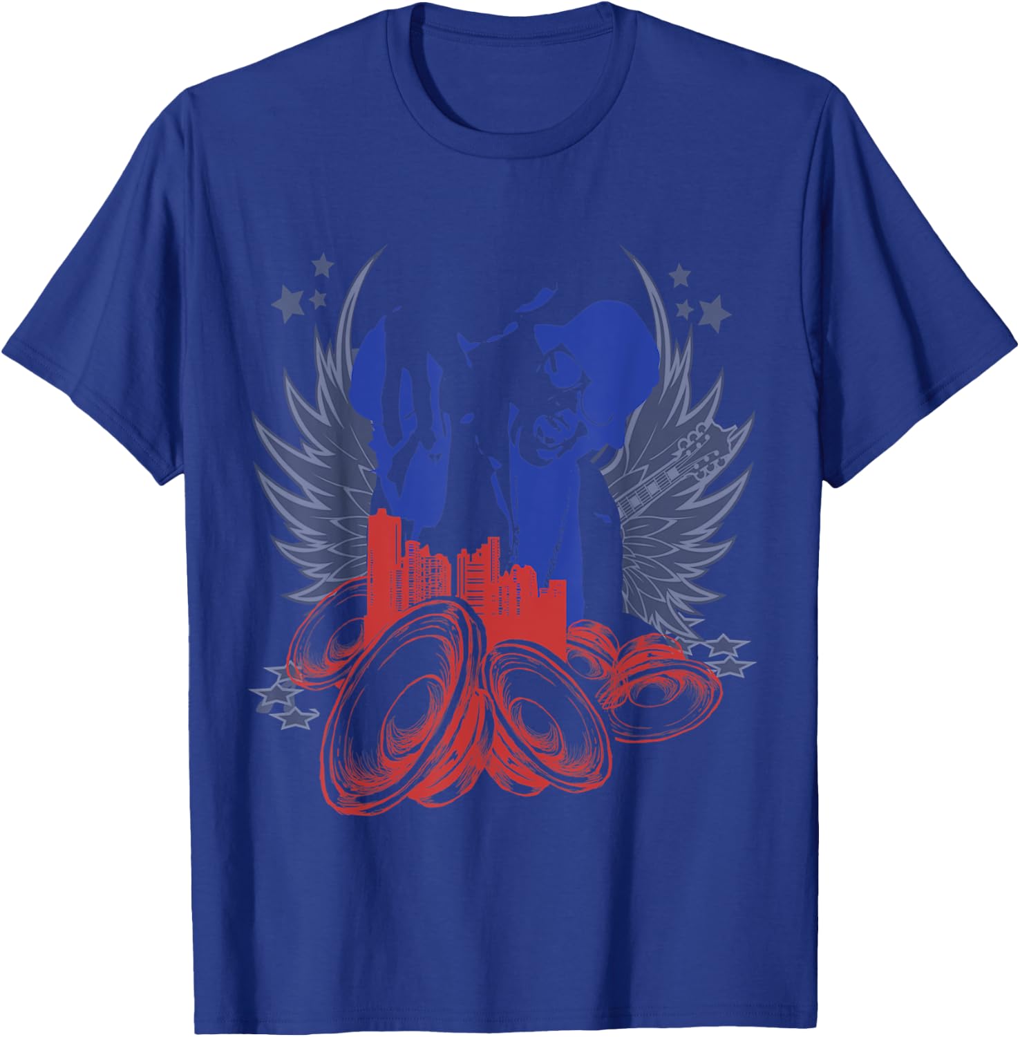 Youth's Rapper Kids Boys & Girls Short Sleeve Cotton T Shirt T-Shirt - T-Shirt | Royal