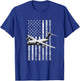 C-17 USA American Flag - Military T-Shirt - T-Shirt | Royal