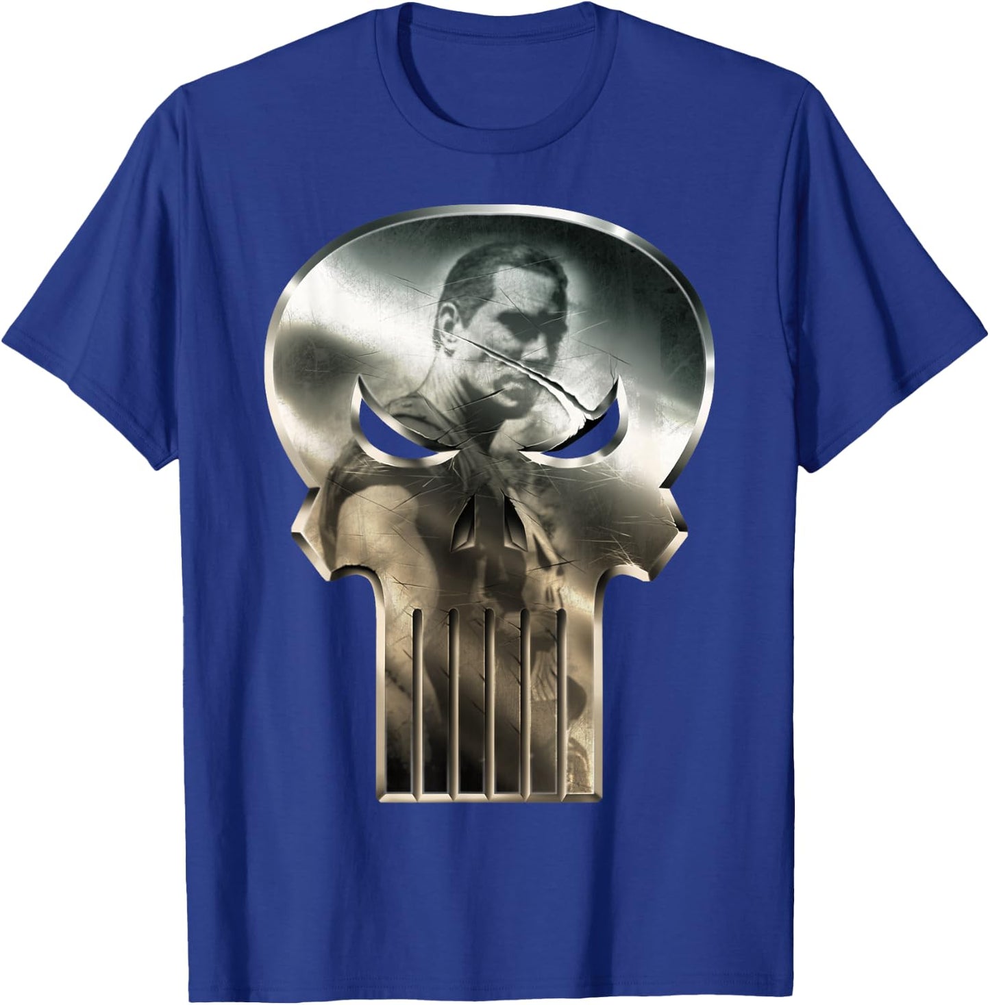 Marvel The Punisher Reflection of Anguish Graphic T-Shirt - T-Shirt | Royal