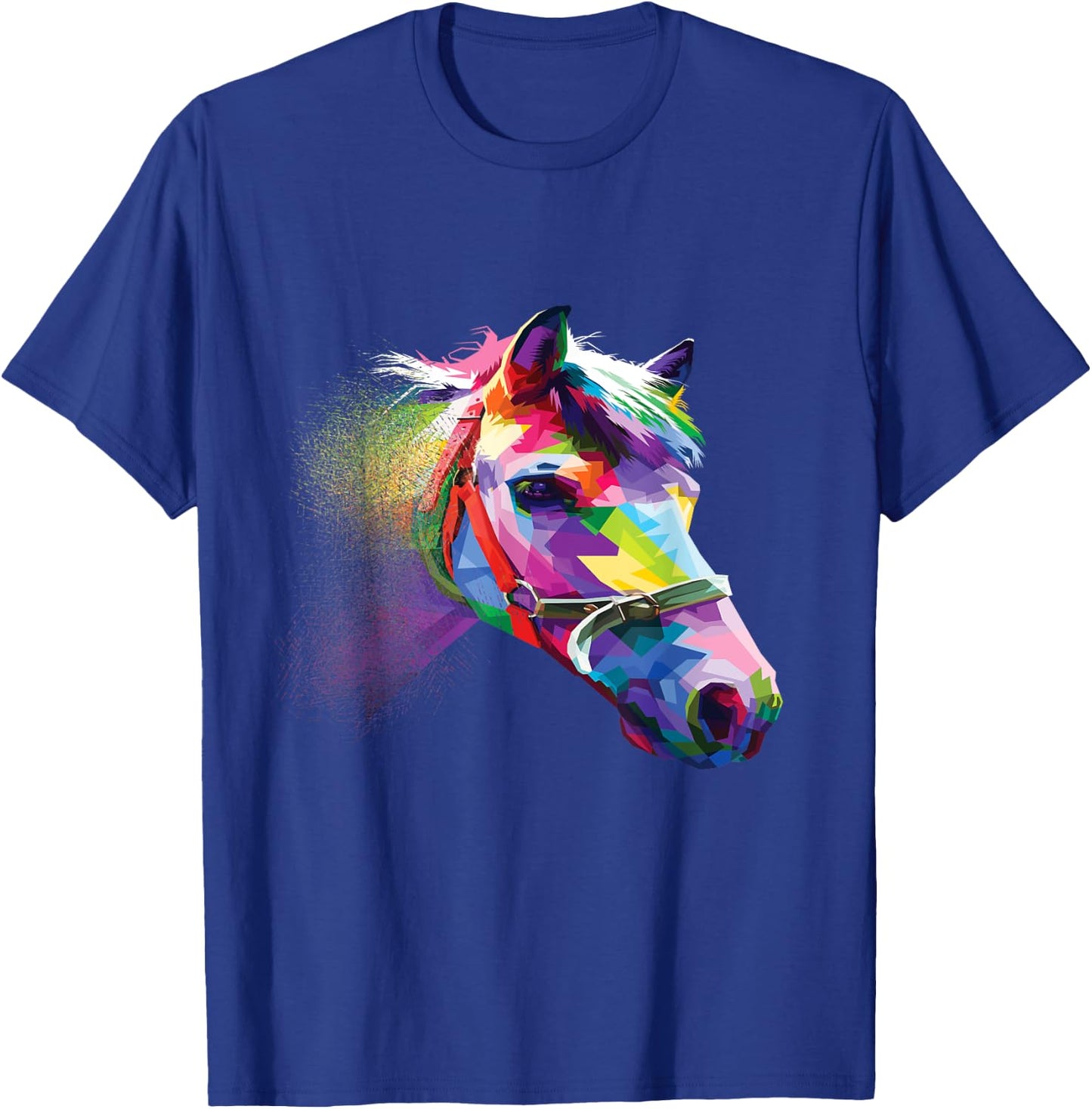 Horse Shirt Colorful Horse's head Pop Art T-Shirt - T-Shirt | Royal