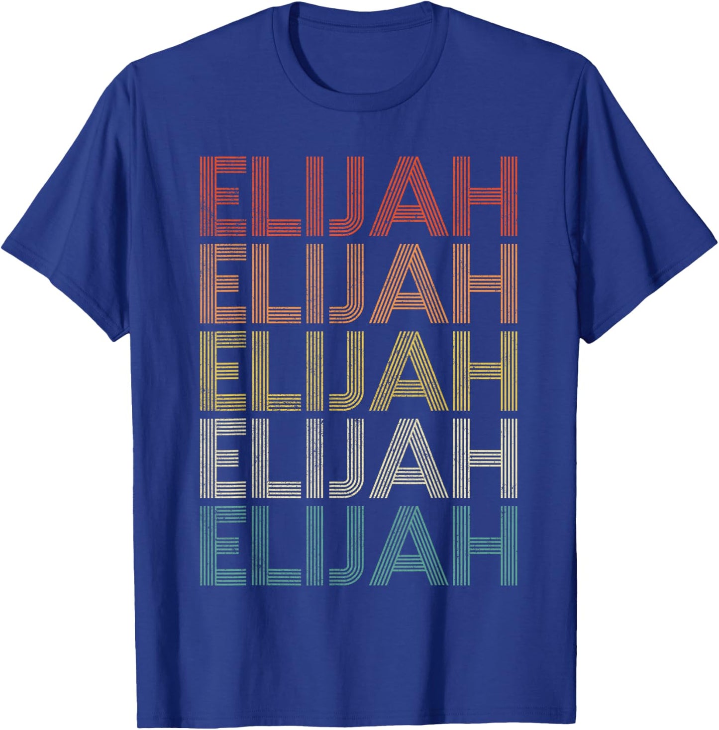 Elijah Vintage Retro T-Shirt - T-Shirt | Royal
