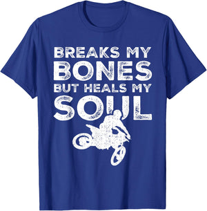MX Motocross Biker Dirt Bike - Supercross T-Shirt - T-Shirt | Royal