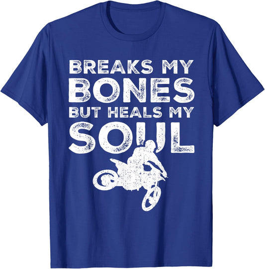 MX Motocross Biker Dirt Bike - Supercross T-Shirt - T-Shirt | Royal