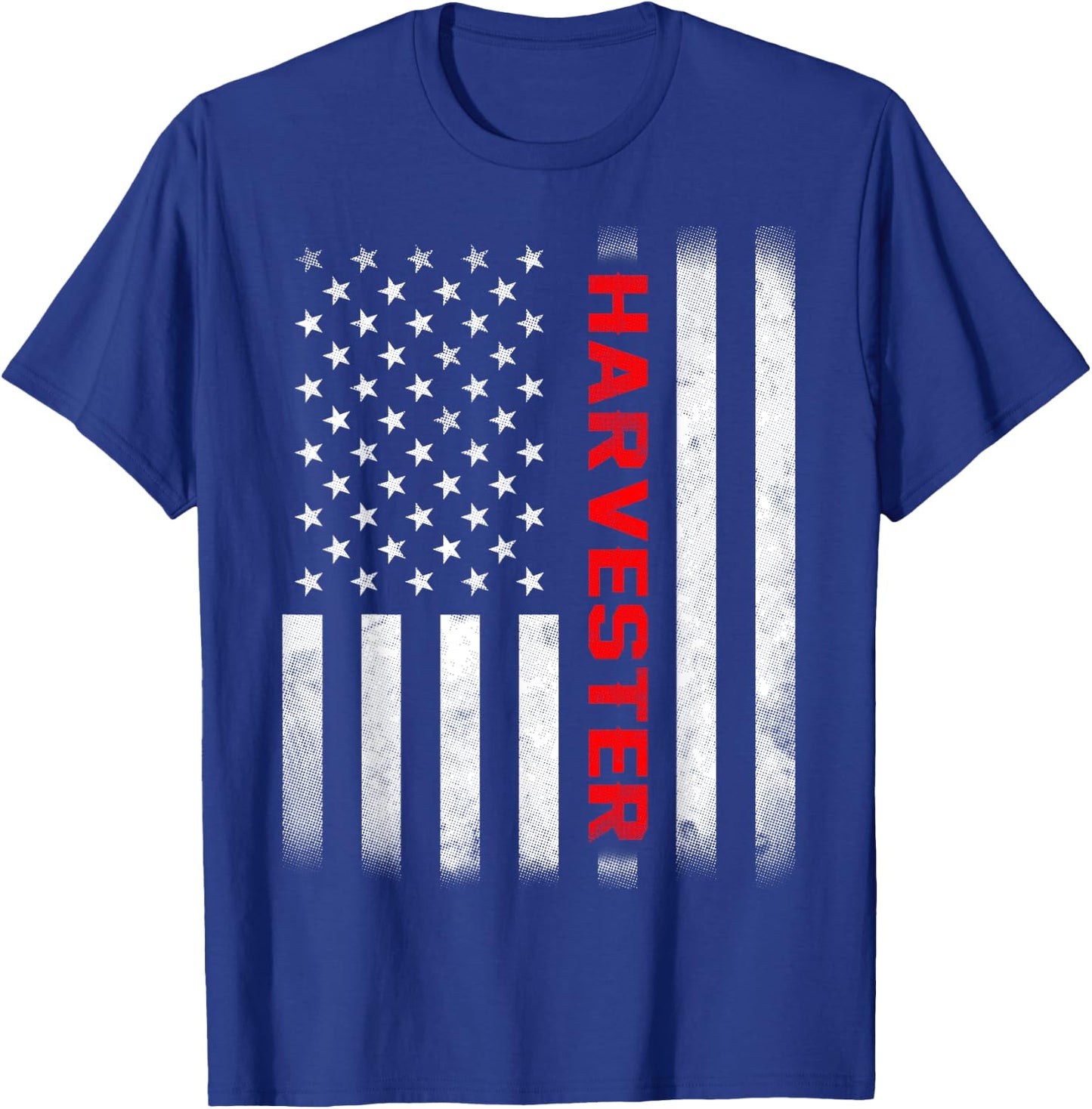 Harvester Shirt US Flag T-Shirt - T-Shirt | Royal