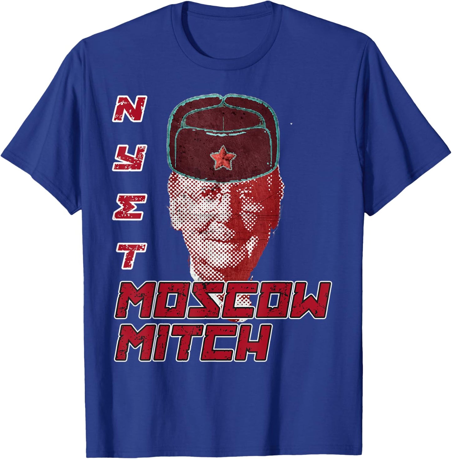 Moscow Mitch McConnell Nyet T-Shirt - T-Shirt | Royal