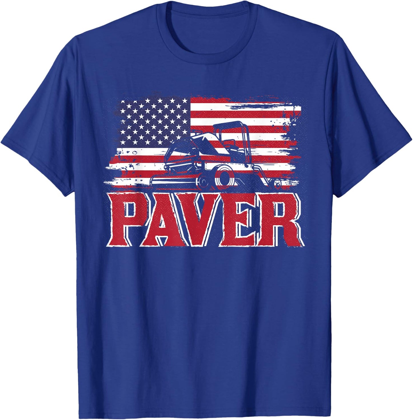 Asphalt and Paving Worker T-Shirt - T-Shirt | Royal
