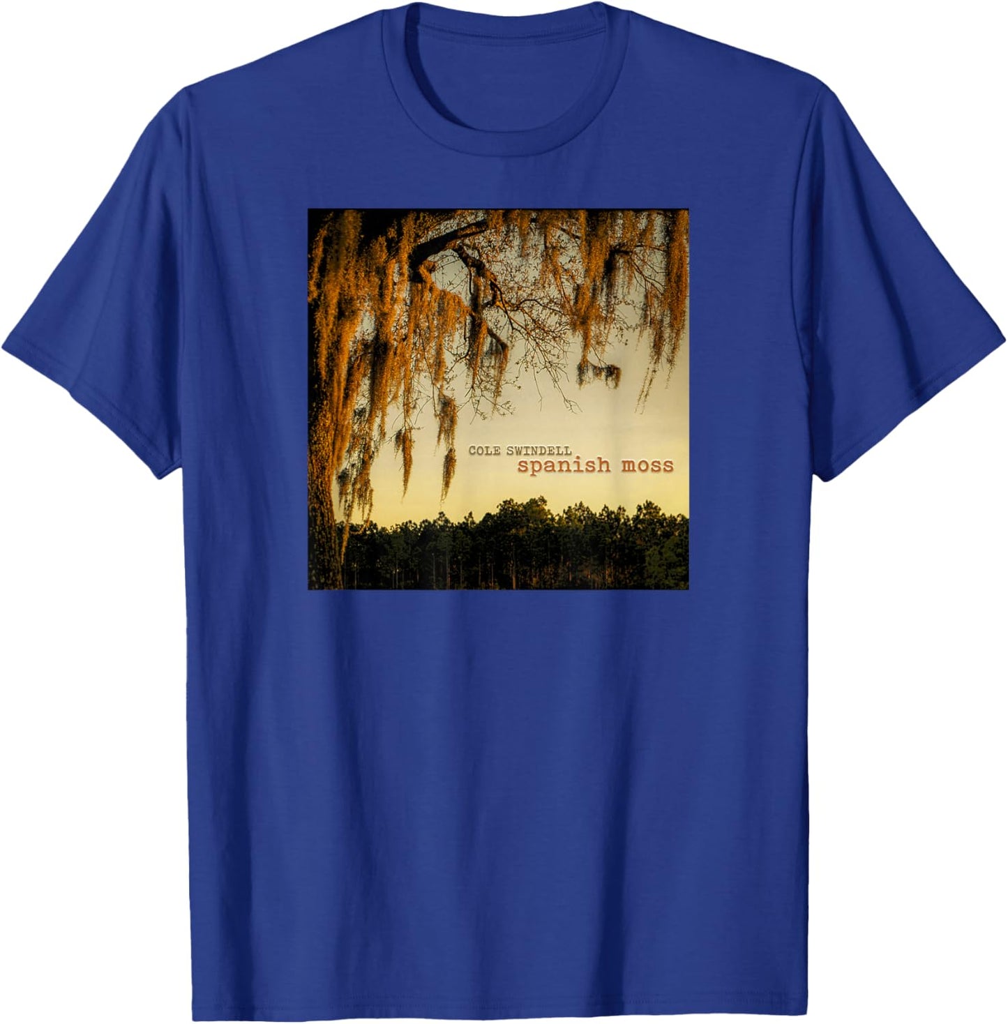 Cole Swindell Spanish Moss T-Shirt - T-Shirt | Royal