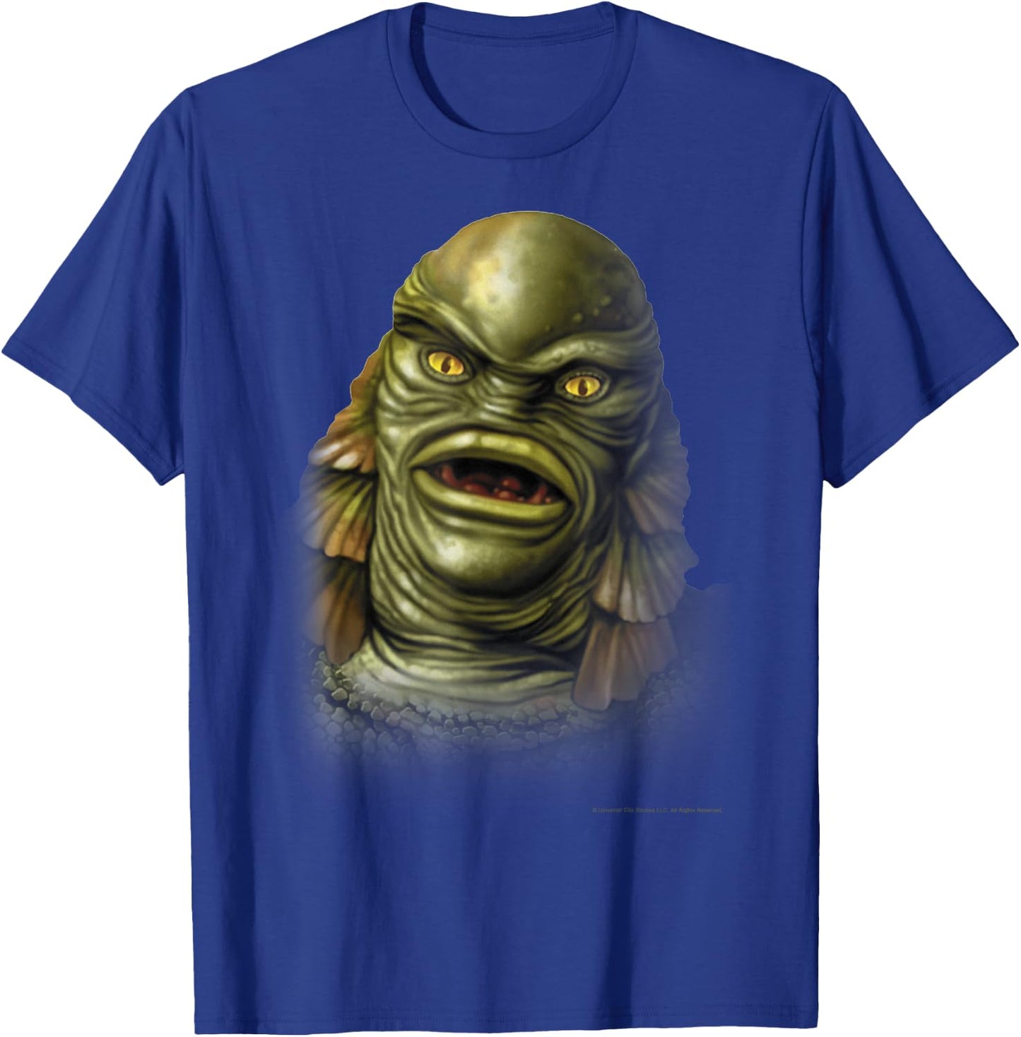 Universal Monsters Creature From The Black Lagoon Big Face T-Shirt - T-Shirt | Royal