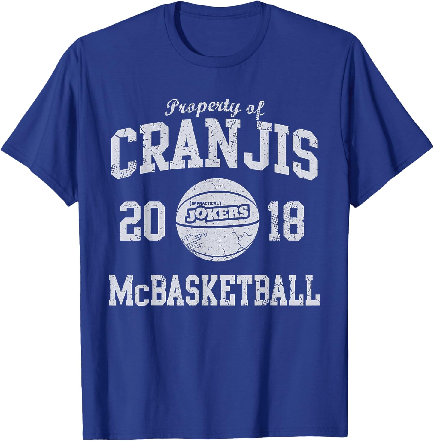 Impractical Jokers Cranjis McBasketball Pop Socket T-Shirt - T-Shirt | Royal