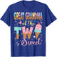 Great Grandma Of The Two Sweet 2Nd Birthday Girl Ice Cream T-Shirt - T-Shirt | Royal