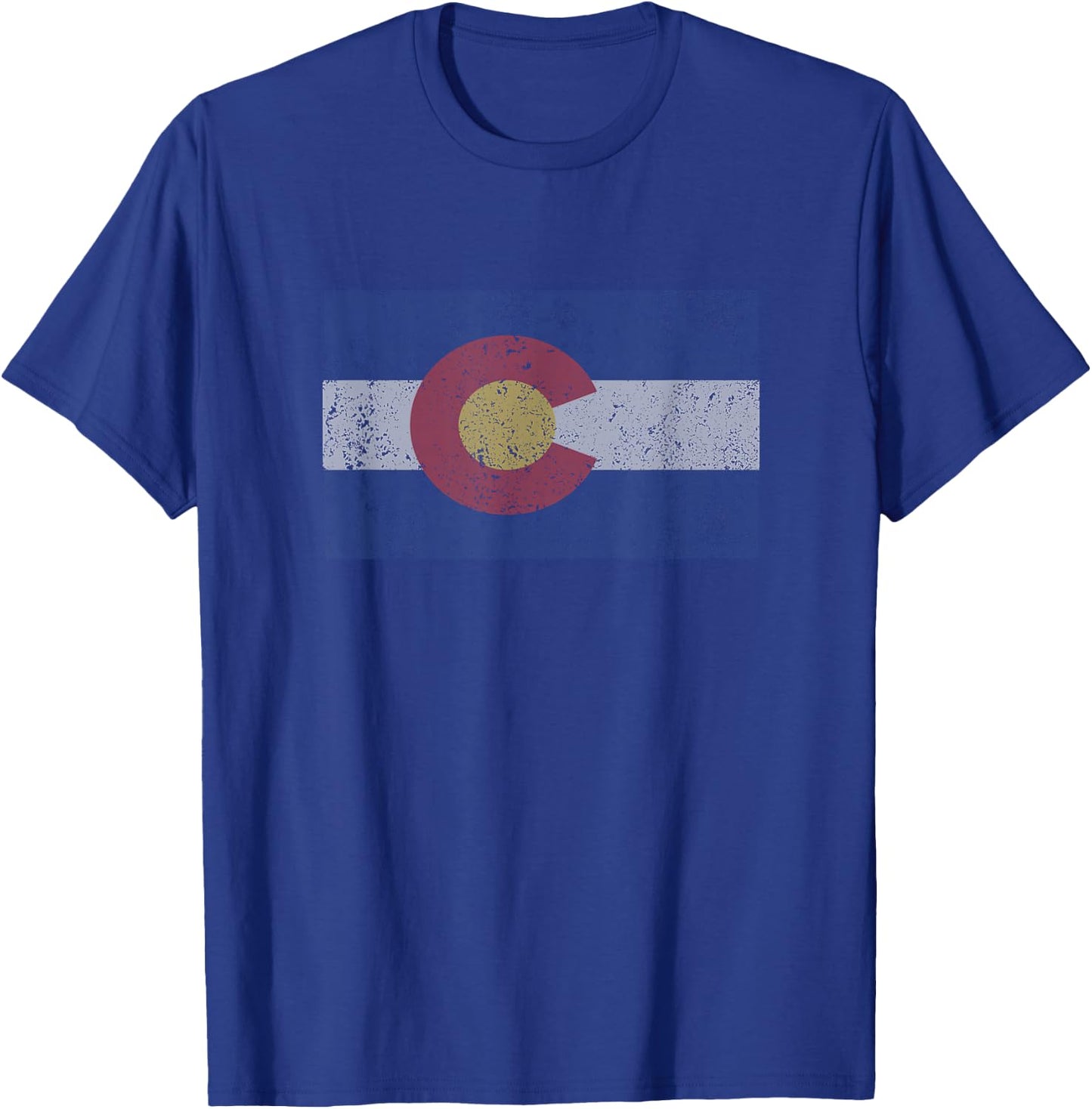 Colorado State Flag Denver Rocky Mountain Coloradan T-Shirt - T-Shirt | Royal