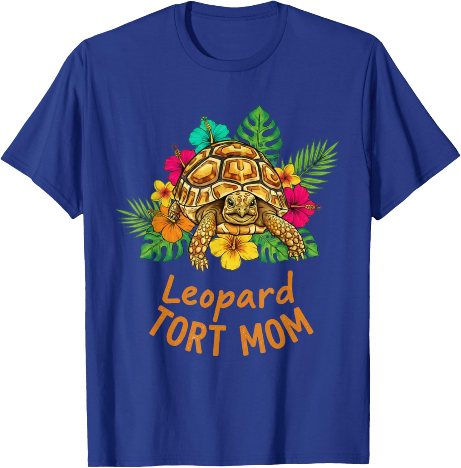 Leopard Tort Mom Tortoise Gift T-Shirt - T-Shirt | Royal