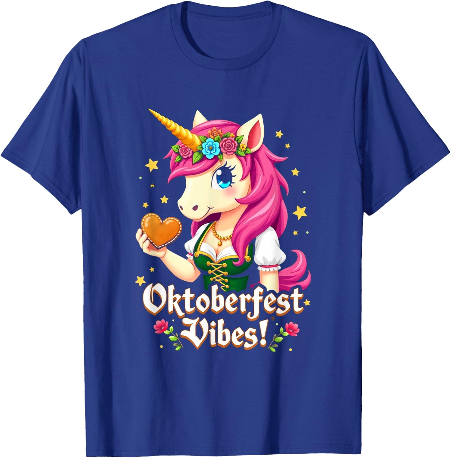 German Unicorn Drindl Funny Oktoberfest Vibes Kids Teens T-Shirt - T-Shirt | Royal