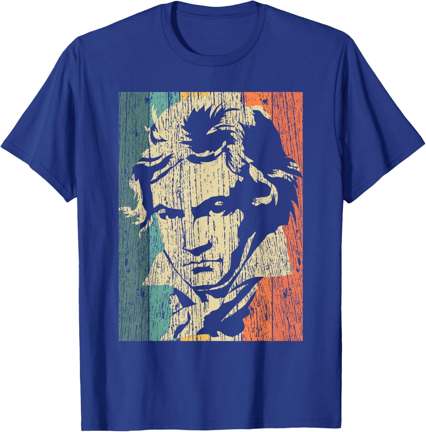 Beethoven T Shirt Ludwig Van Vintage Music Composer Gift T-Shirt - T-Shirt | Royal