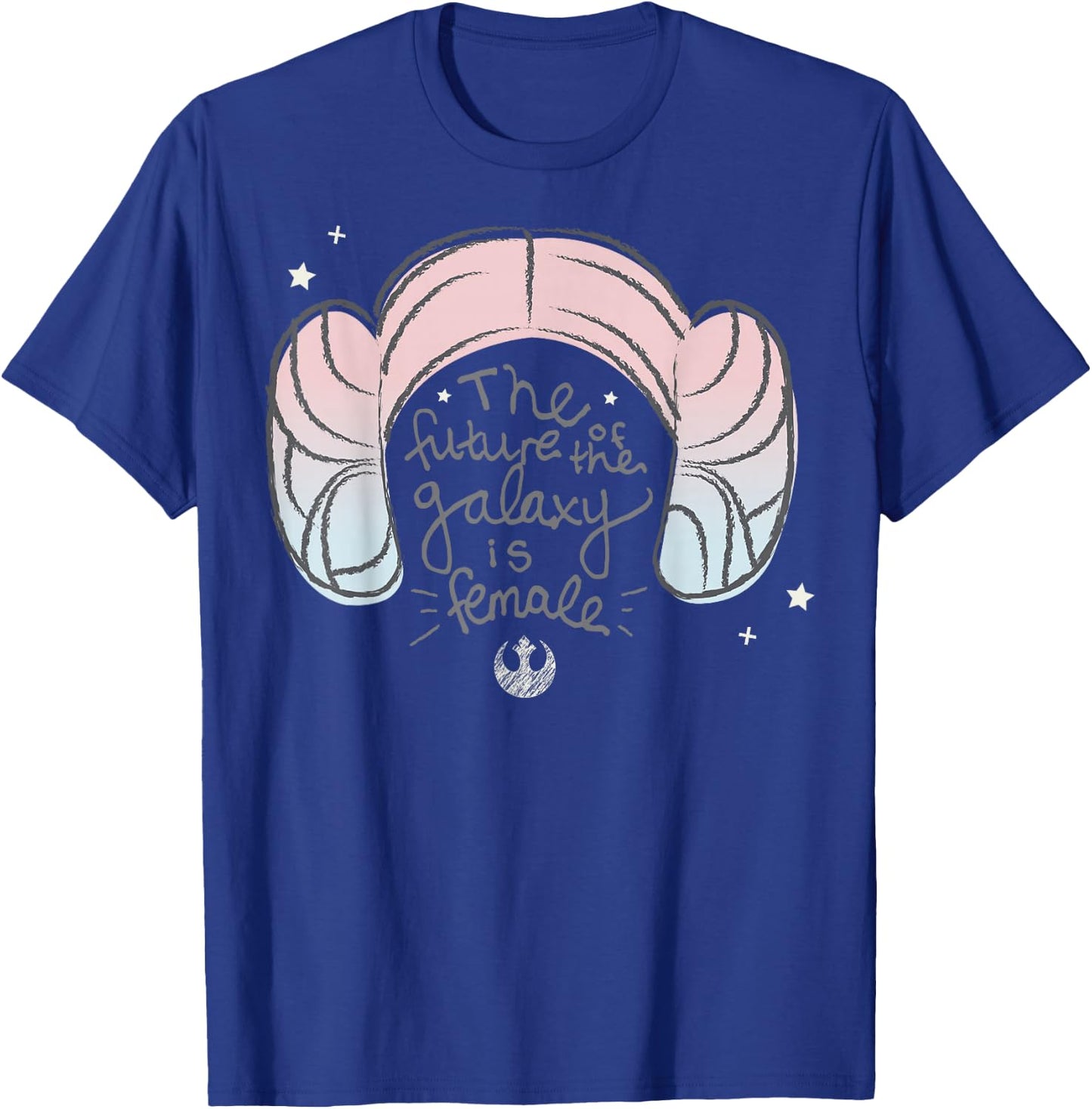Star Wars Leia Buns The Future Of The Galaxy Is Female T-Shirt - T-Shirt | Royal