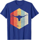 Vintage Retro Texas Bull Longhorns Distressed T-Shirt - T-Shirt | Royal
