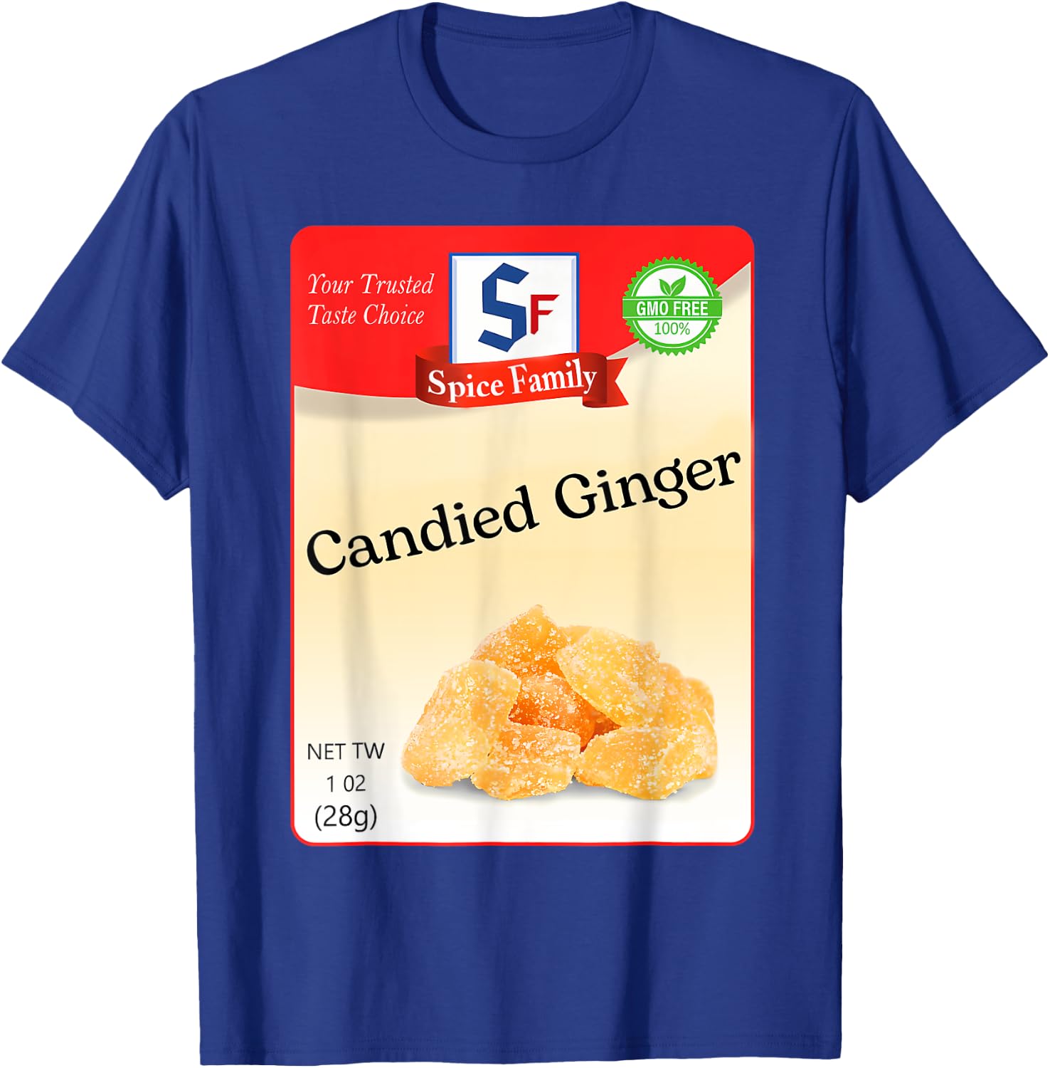 Candied Ginger Condiment Holiday Spice Group Costumes T-Shirt - T-Shirt | Royal