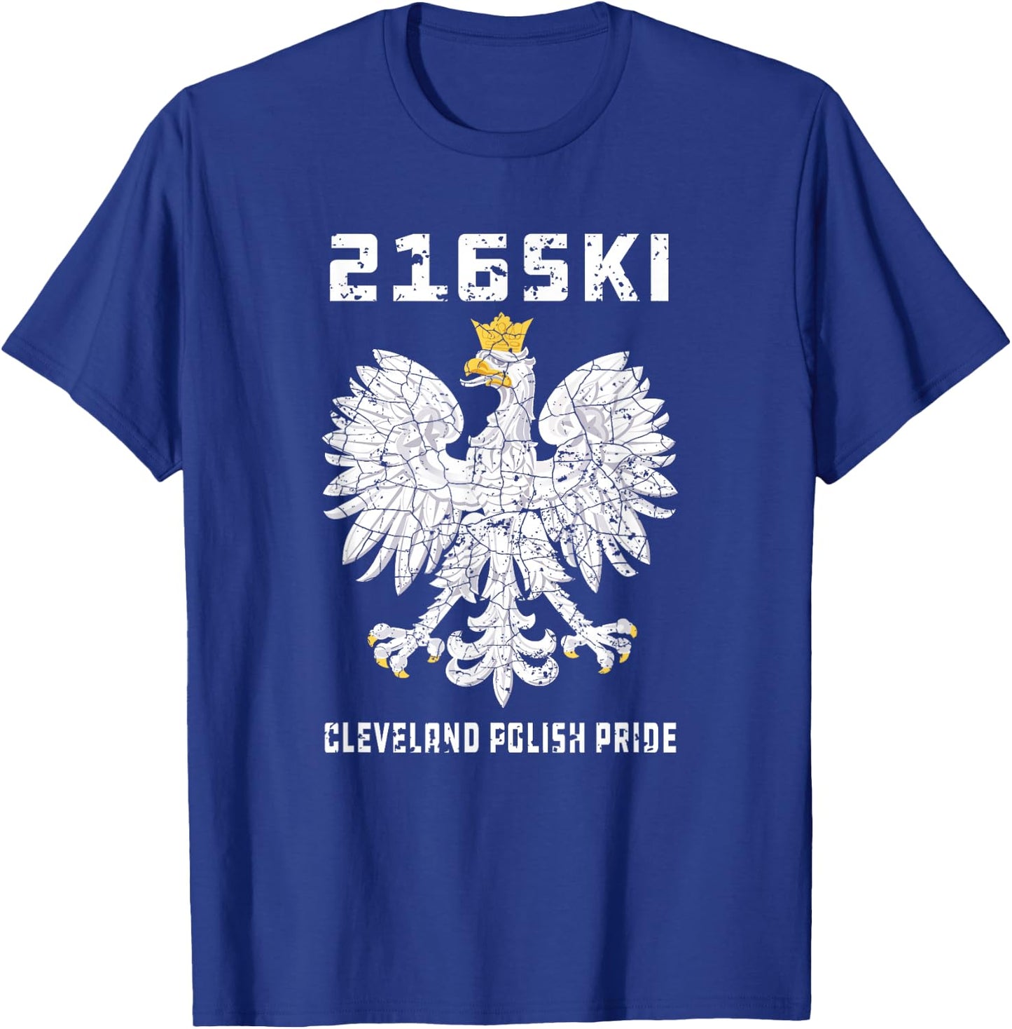 Cleveland Polish Pride 216SKI Dyngus Day Polska T-Shirt - T-Shirt | Royal