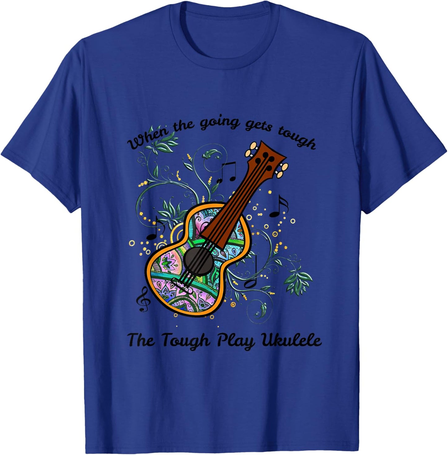 The Tough Play Ukulele T-Shirt - T-Shirt | Royal